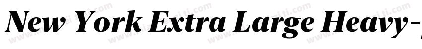 New York Extra Large Heavy字体转换